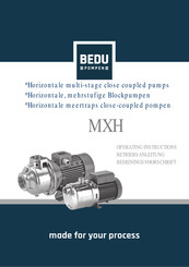 Bedu MXH serie Betriebsanleitung