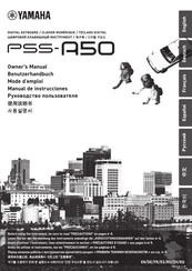 Yamaha PSS-A50 Benutzerhandbuch