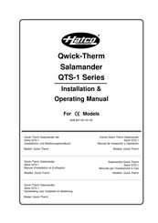 Hatco Quick-Therm QTS-1 Serie Installations- Und Bedienungshandbuch
