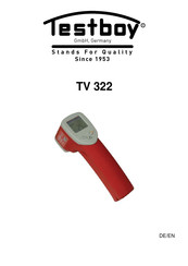 TESTBOY TV 322 Bedienungsanleitung