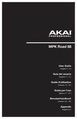 Akai Professional MPK Road 88 Benutzerhandbuch