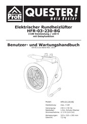 Rotek HFR-03-230-BG Benutzer- Und Wartungshandbuch