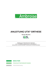 IMS Ambroise UTX Benutzerhandbuch