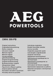 AEG Powertools OMNI 300-PB Originalbetriebsanleitung