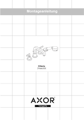 HANSGROHE AXOR Citterio 39446 serie Montageanleitung