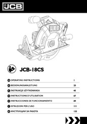 jcb JCB-18CS Bedienungsanleitung