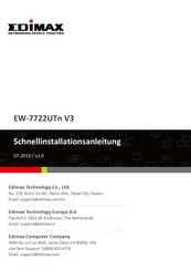 Edimax EW-7722UTn V3 Schnellinstallationsanleitung