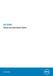 Dell G5 5090 Einrichtung Und Technische Daten