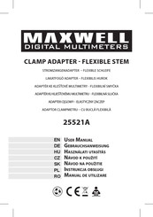 Maxwell 25521A Gebrauchsanweisung