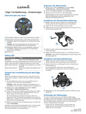 Garmin EDGE Anweisungen
