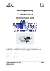 WilTec 52168 Bedienungsanleitung