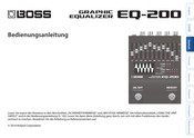 Boss EQ-200 Bedienungsanleitung
