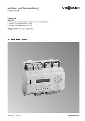 Viessmann VITOCOM 300 Typ LAN3 Montage- Und Serviceanleitung