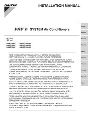 Daikin VRV IV System BS10Q14AV1 Anweisungen Für Den Installateur