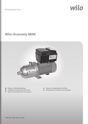 Wilo Wilo-Economy MHIE serie Einbau- Und Betriebsanleitung