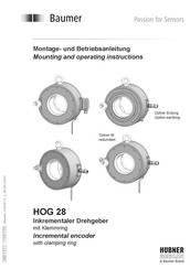 Baumer HOG 28 Montage- Und Betriebsanleitung