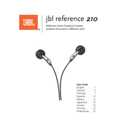 JBL Reference 210 Bedienungsanleitung