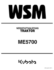 Kubota WSM ME5700 Werkstattanleitung