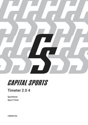 capital sports Timeter 2.0 4 Bedienungsanleitung