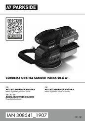 Parkside PAEXS 20-Li A1 Originalbetriebsanleitung