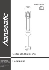 hanseatic HB6055K-GS Gebrauchsanleitung