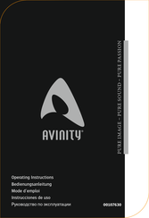 Avinity 00107630 Bedienungsanleitung