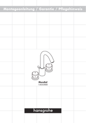 HANSGROHE Mondial Montageanleitung