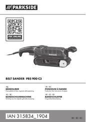 Parkside PBS 900 C3 Originalbetriebsanleitung