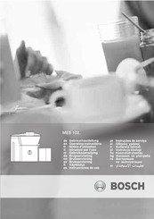 Bosch MES 102 serie Gebrauchsanleitung