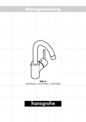 HANSGROHE Talis S 32072000 Montageanleitung