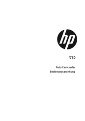 HP f720 Bedienungsanleitung