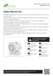 CP Electronics MWS6-PRM-2CH-NC Installationsanleitung