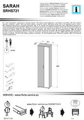 Forte SARAH SRHS721 Montageanleitung
