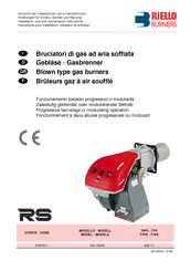 Riello Burners RS 190/M Typ 836 T1 Anleitungen Für Einbau, Betrieb Und Wartung