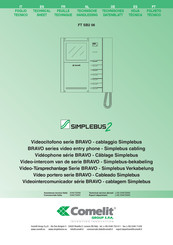 Comelit FT SB2 06 BRAVO series Technisches Datenblatt