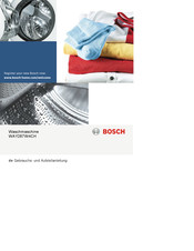 Bosch WAY287W4CH Gebrauchs- Und Aufstellanleitung