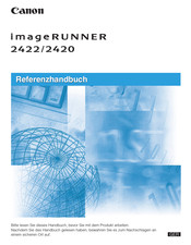 Canon imageRUNNER 2420 Referenzhandbuch