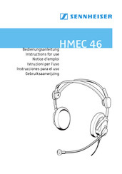 Sennheiser HMEC 46 Benutzerhandbuch