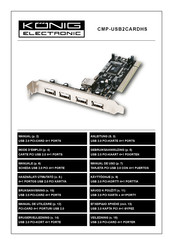 Konig Electronic CMP-USB2CARDHS Anleitung