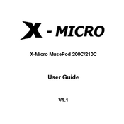 X-Micro XMP3-P20GFT Bedienungsanleitung