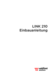 Webfleet solutions LINK 210 Einbauanleitung