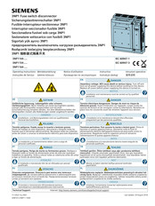 Siemens 3NP1154-1DA2 Serie Betriebsanleitung