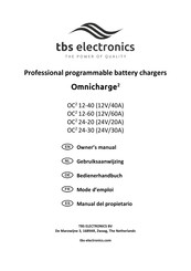 tbs electronics Omnicharge2 OC 2 12-60 Bedienerhandbuch