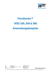 WindowMaster FlexiSmoke WSC 540 Anwendungsbeispiele