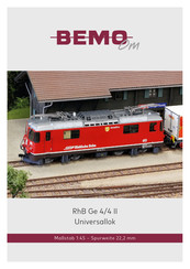 Bemo Ge 4/4 II Handbuch