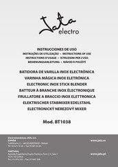 Jata electro BT1038 Bedienungsanleitung