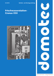 Domotec Cronus 050 Betriebs- Und Montageanleitung