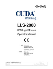 Cuda surgical LLS-2000 Gebrauchsanleitung