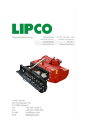 Lipco UF 80 Originalbetriebsanleitung