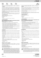 Vimar Arké Handbuch